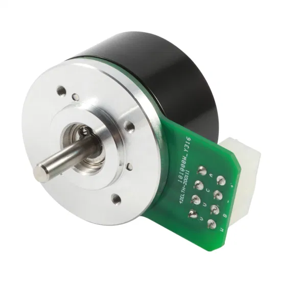 24V 48V Außenrotor runder bürstenloser Gleichstrommotor mit Encoder 42mm