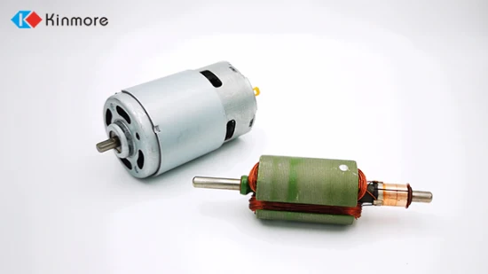 Kinmore 12V 18V 24V Custom 12 24 Volt Gleichstrommotor Ie1 RS 755 775 795 895 997 Elektrischer Bürsten-Gleichstrommotor mit Permanentmagnet